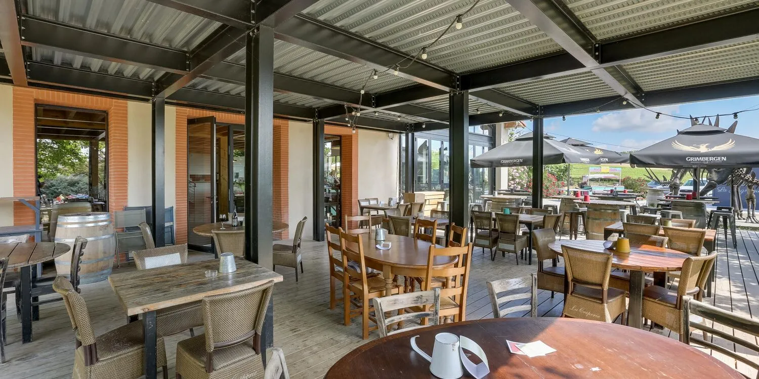 Terrasse privée de La Gragnaguette à Gragnague